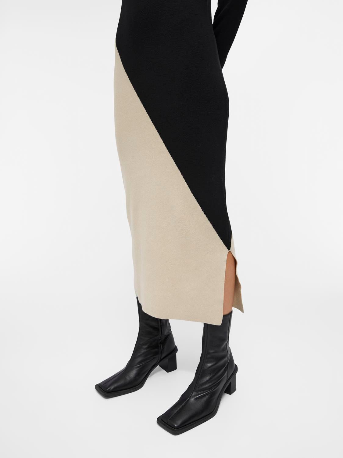 OBJESTERBLOCK Dress - Black - VERO MODA & VILA Bergvik